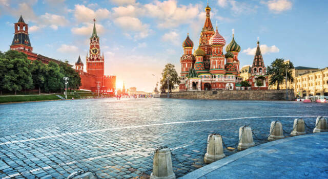 La piazza Rossa di Mosca