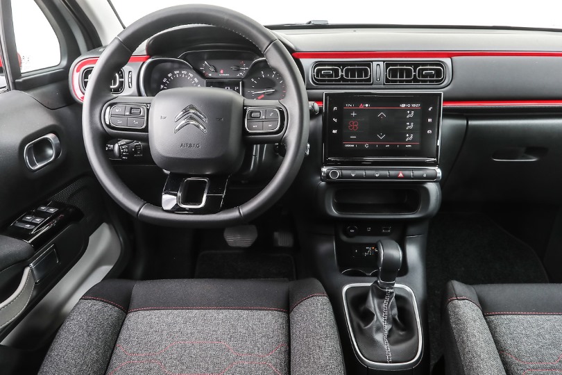 Gli interni della Citroen nuova C3