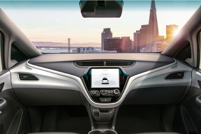 General Motors, auto a guida autonoma senza volante nel 2019