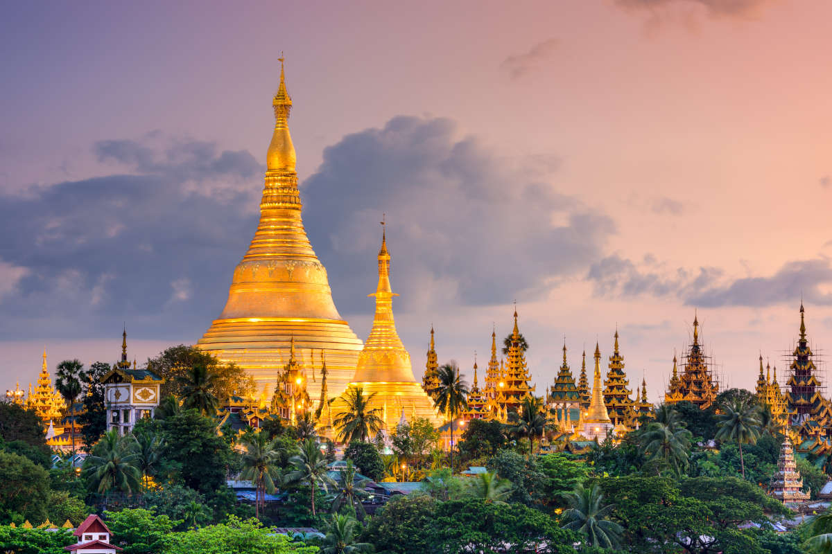 Birmania Yangon Myanmar Pagoda Shwedagon