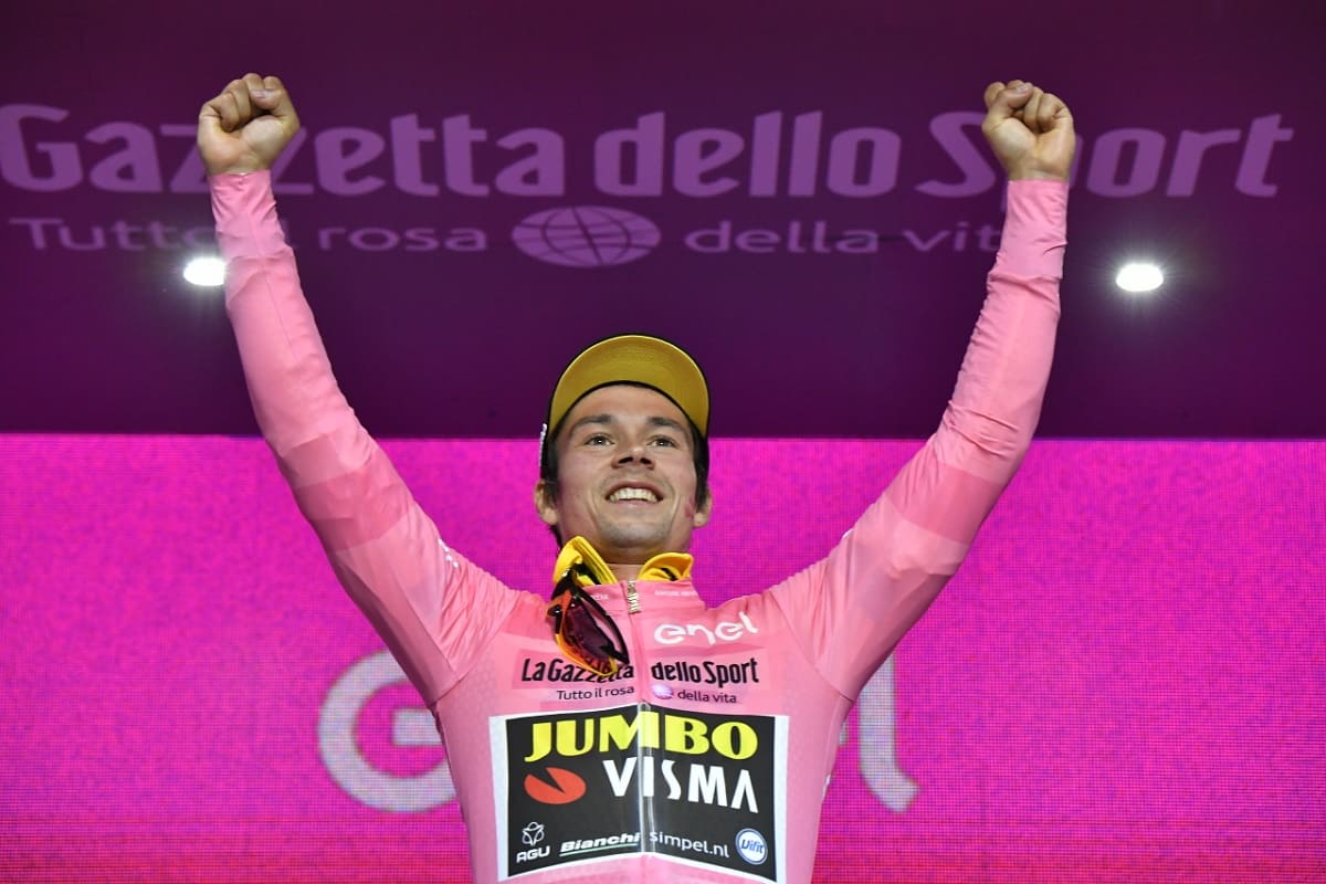 Giro d’Italia, Primoz Roglic vince la crono di Bologna. 3° Vincenzo Nibali