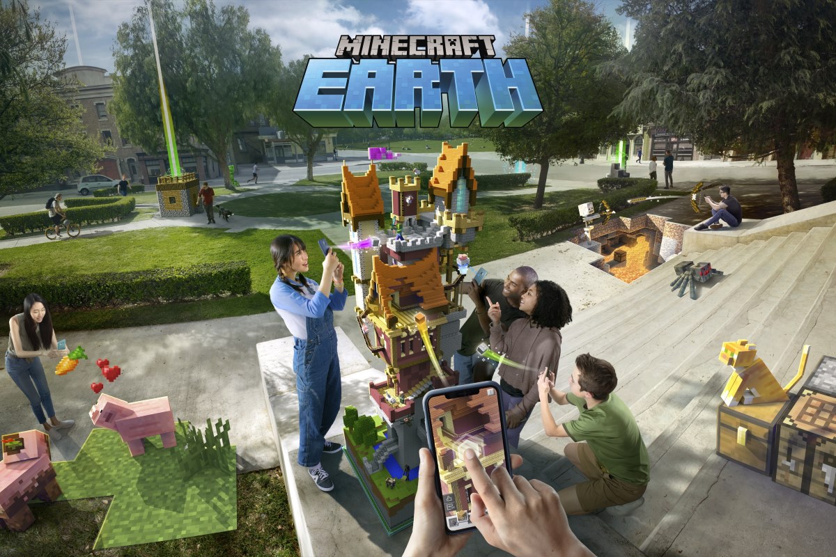 Minecraft Earth porta Minecraft nel mondo reale