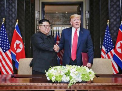 DONALD TRUMP KIM YONG UN (1)