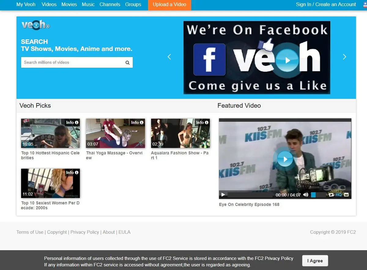 Siti simili a YouTube Veoh