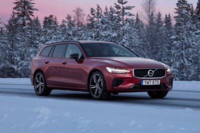 Volvo V60 T8 Test Drive in Lule, Sweden