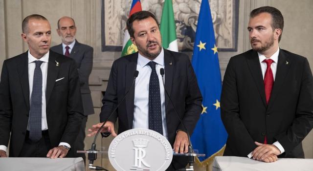 Crisi di Governo, centrodestra all&#8217;attacco. Salvini: &#8220;Arriva il Monti-bis&#8221;, Berlusconi: &#8220;Elezioni subito&#8221;