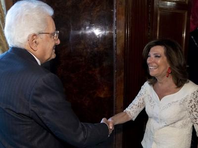 Sergio Mattarella e Elisabetta Casellati