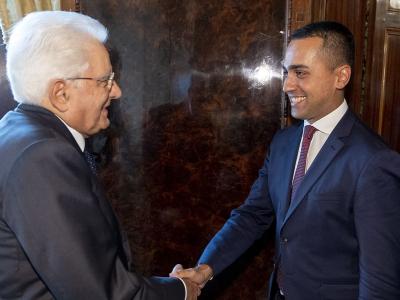 Sergio Mattarella e Luigi Di Maio