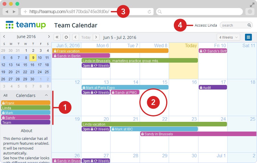 CS alternative a google calendar teamup