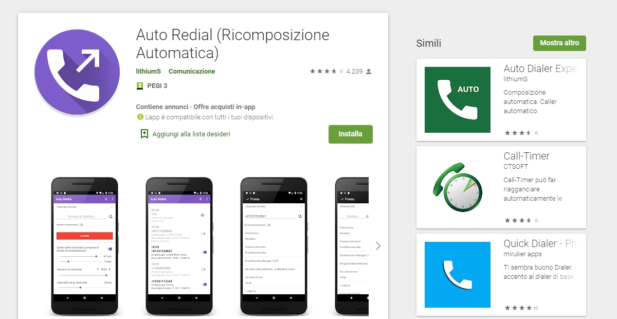 Numero Occupato Auto Redial_Android