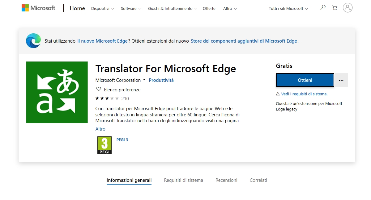 Translator per Edge