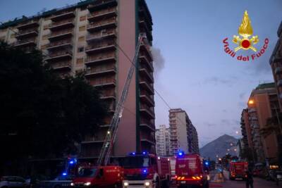 Incendio Palermo