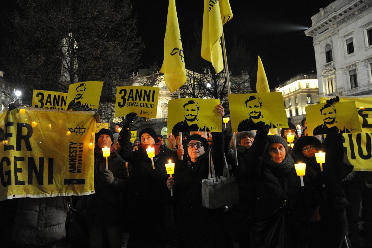 Omicidio Giulio Regeni, oggi fiaccolata in suo onore