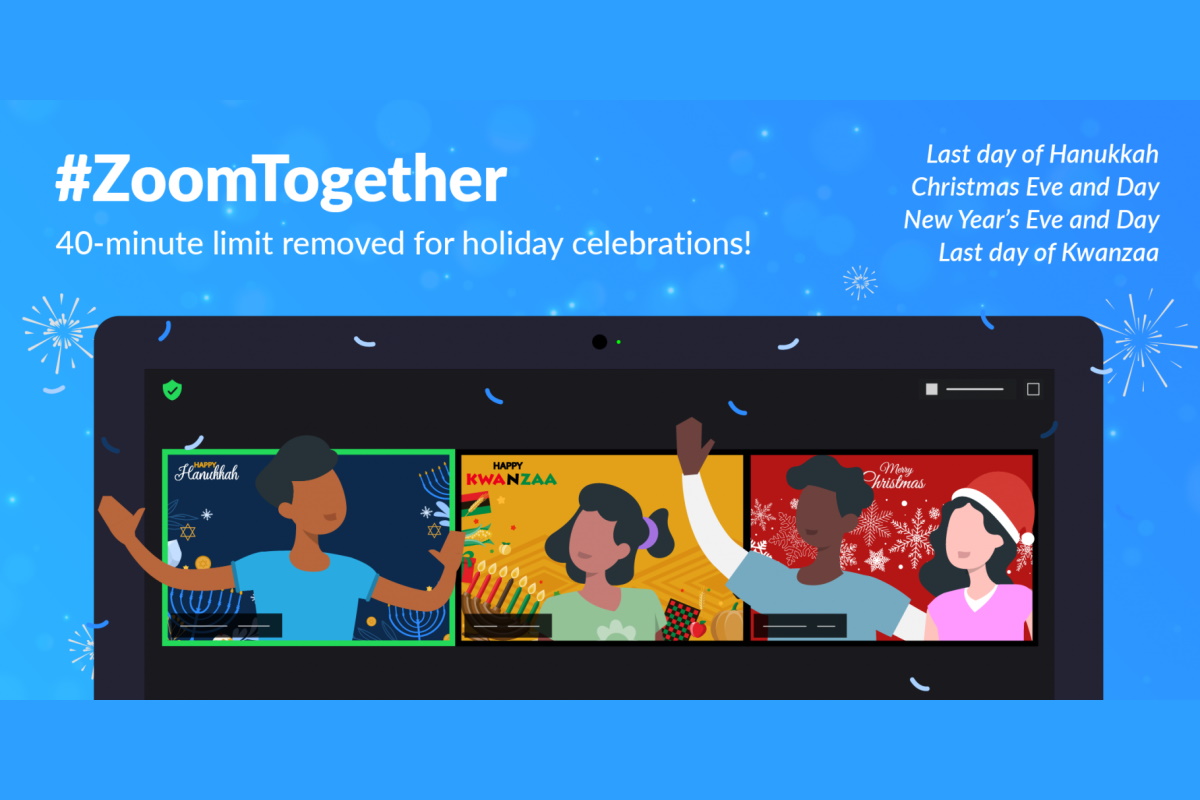 Zoom toglie il limite di 40 minuti alle call gratuite per le feste