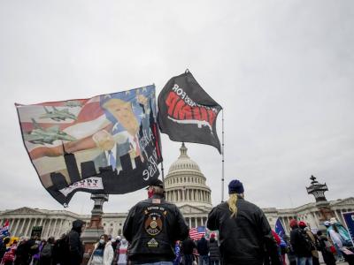 Manifestazione Trump