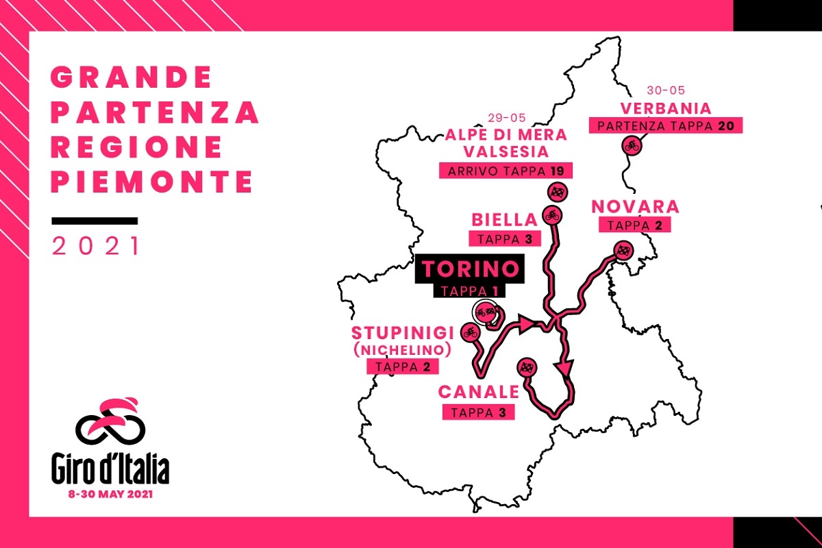 Partenza Giro d'Italia 2021