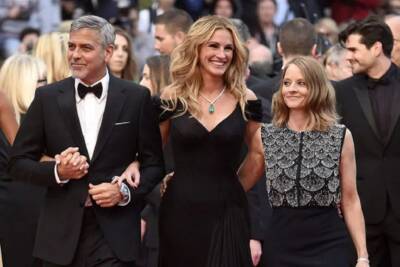 George Clooney, Julia Roberts e Jodie Foster