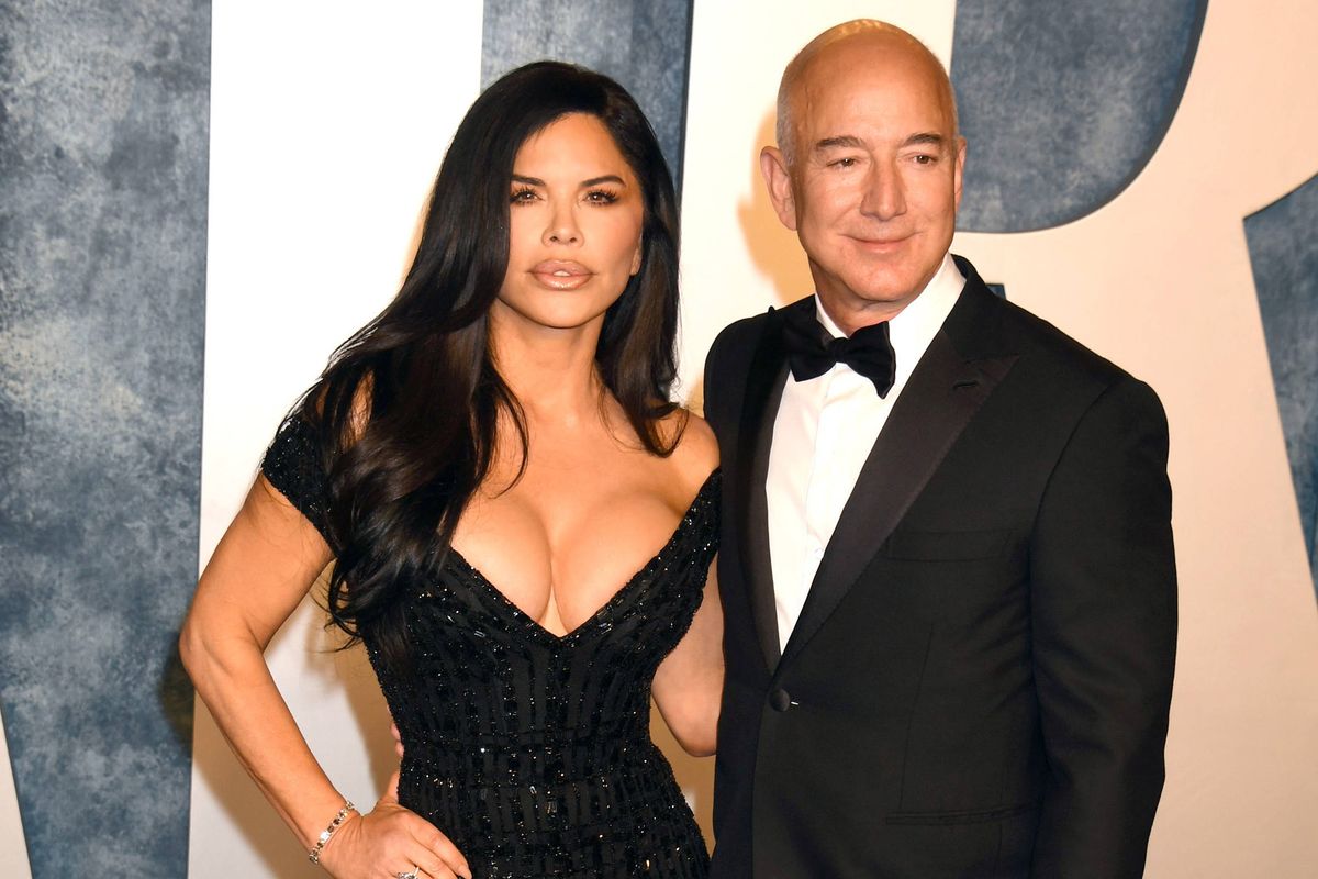 Lauren Sanchez insieme a Jeff Bezos