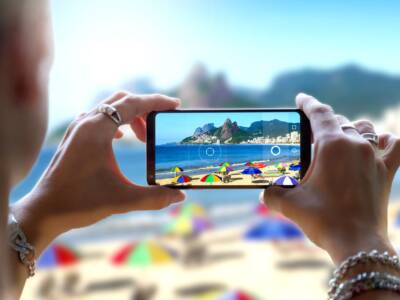 Foto spiaggia smartphone