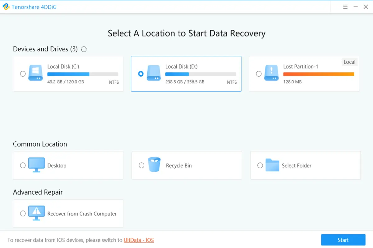 data recovery
