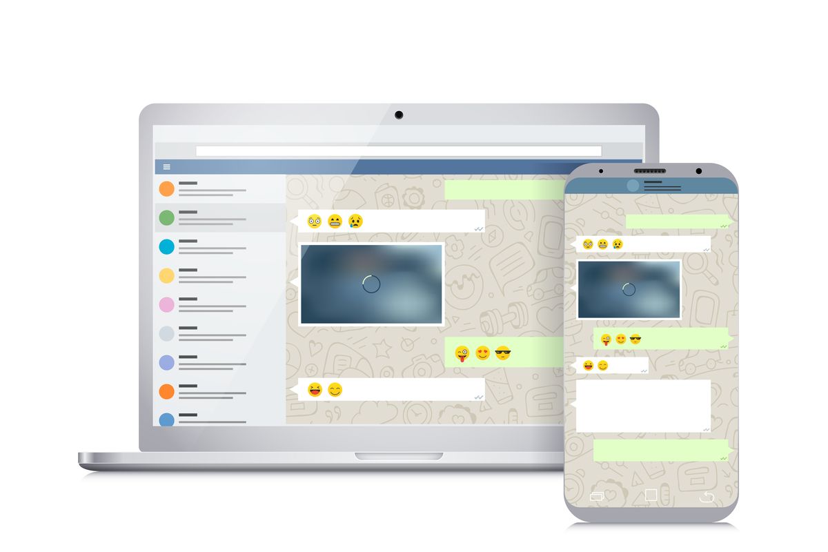 WhatsApp desktop e mobile