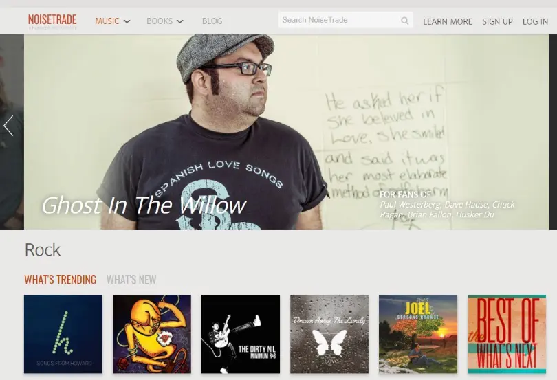 Musica, download da Noisetrade
