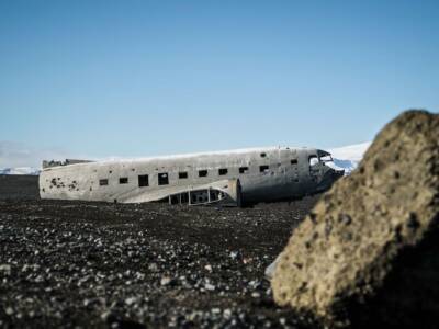 Carcassa incidente aereo