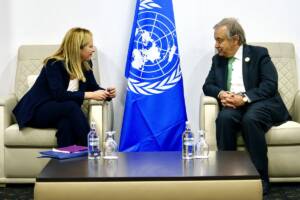 Giorgia Meloni-Antonio Guterres