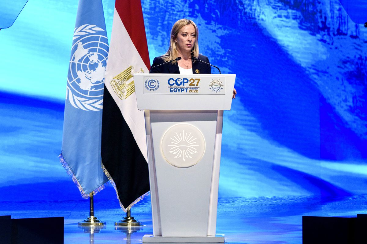 Giorgia Meloni COP27