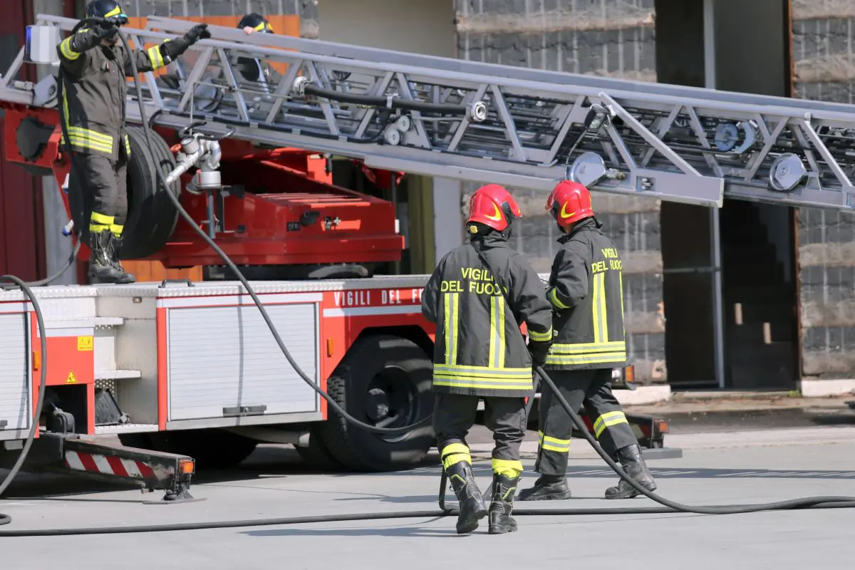 vigili del fuoco ,camion