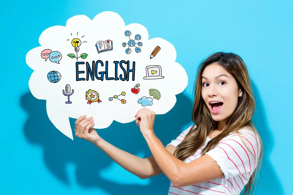 ragazza inglese lezione
