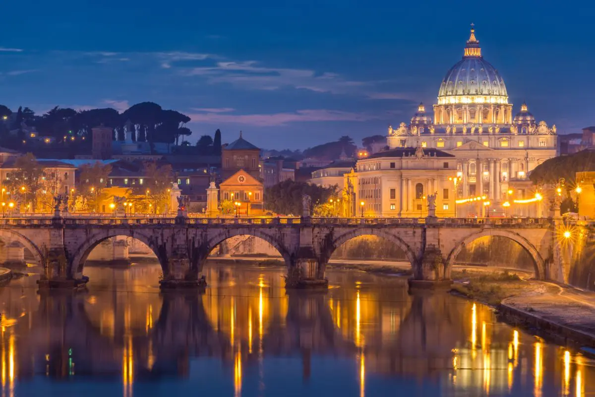 roma panoramica notturna