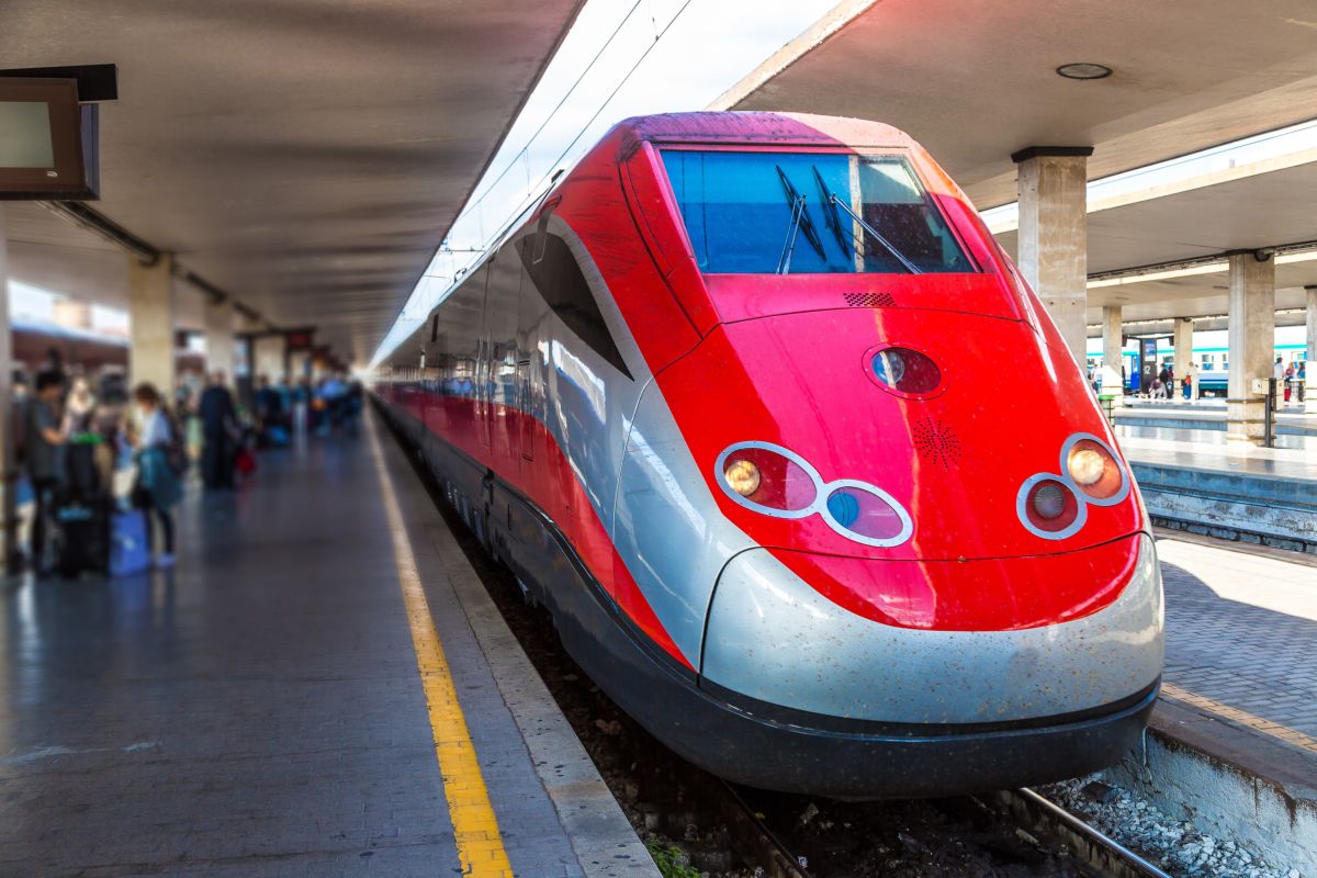 stazione del treno frecciarossa