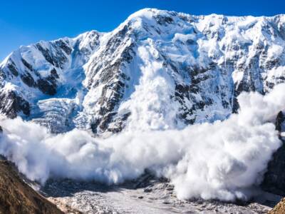 valanga di neve