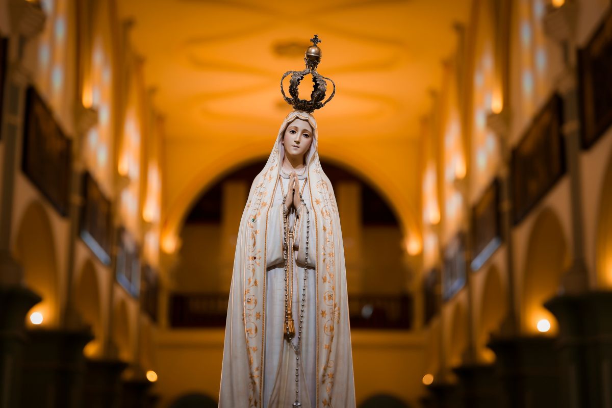 statua della Madonna di Fatima
