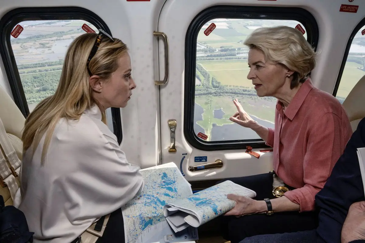 Giorgia Meloni e Ursula Von der Leyen