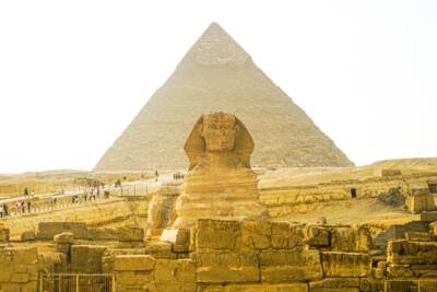 piramide di Giza e sfinge del Cairo, Egitto