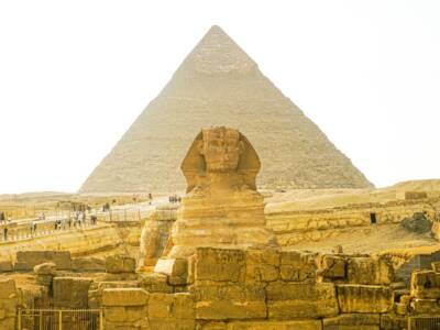 piramide di Giza e sfinge del Cairo, Egitto