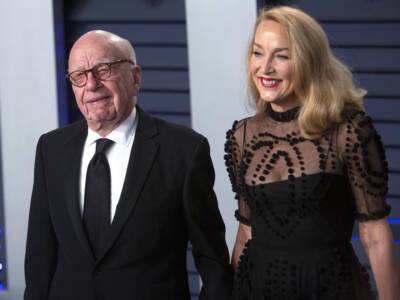 Rupert Murdoch e Jerry Hall