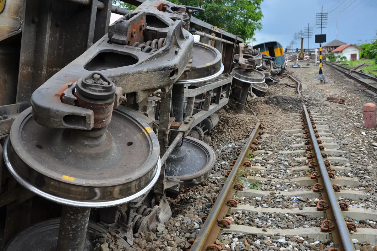 binari treno deragliamento incidente
