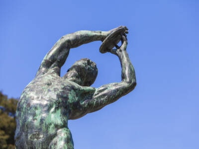 statua Atene Stadio Olimpico