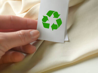 etichetta vestito ecologico green