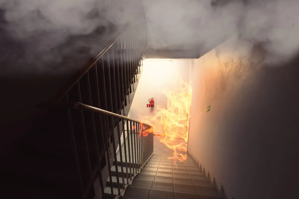 incendio in casa