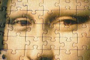Gioconda Leonardo Da Vinci riproduzione in puzzle