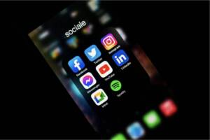 Smartphone con applicazioni social