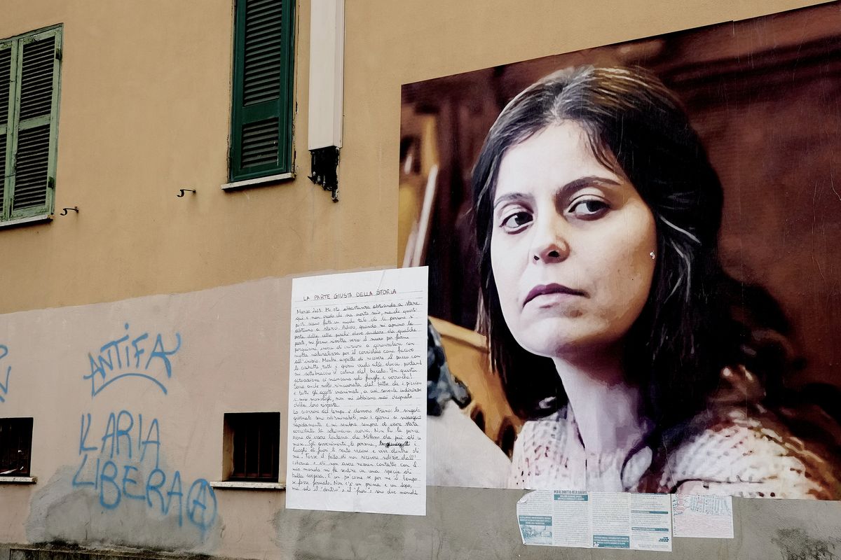 murales Ilaria Salis