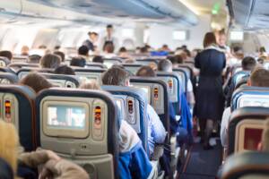 passeggeri di un aereo