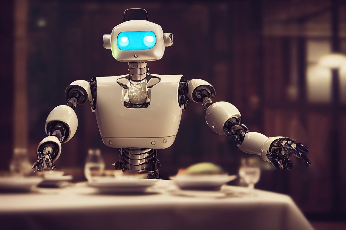 Un robot cameriere