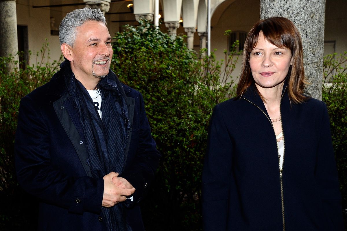 Roberto Baggio e Andreina Fabbri