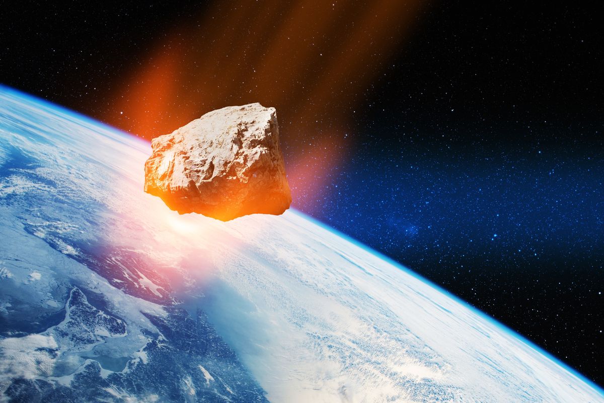 Asteroide in collisione verso la Terra